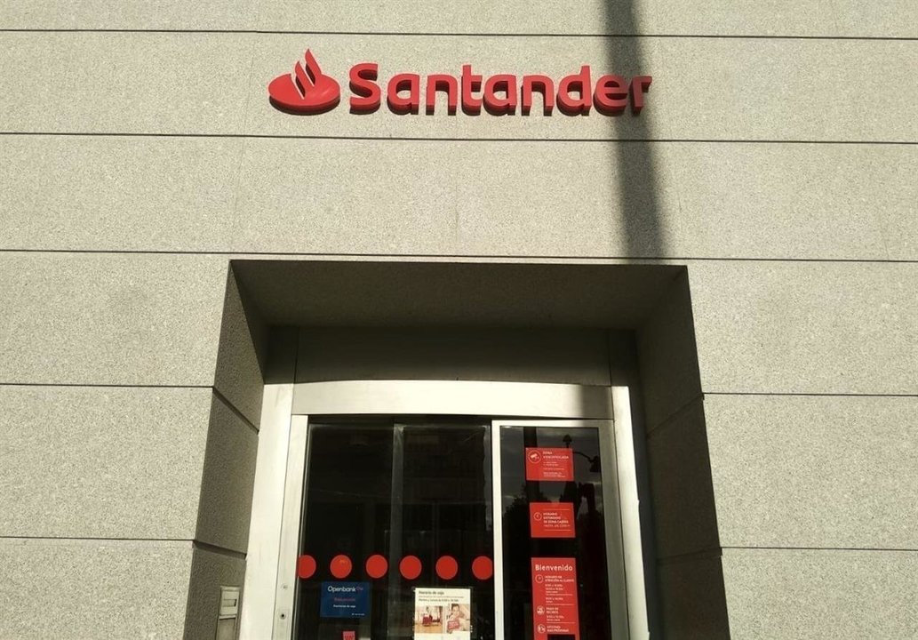Oficina de Banc Santander a Madrid. Recurs de sucursal