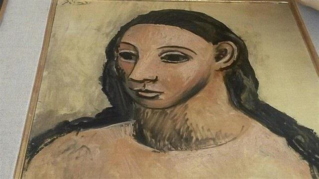 Imagen del cuadro de Picasso 'Cabeza de mujer joven'.