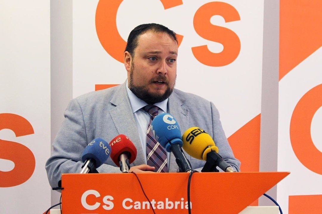 El candidato de Cs por Cantabria al Congreso de los Diputados, Rubén Gómez