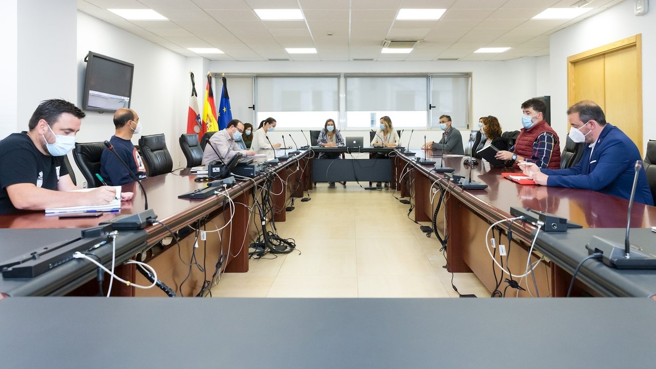 Reunión de coordinación del dispositivo de socorrismo en playas. 12 de junio de 2020 © Raúl Lucio